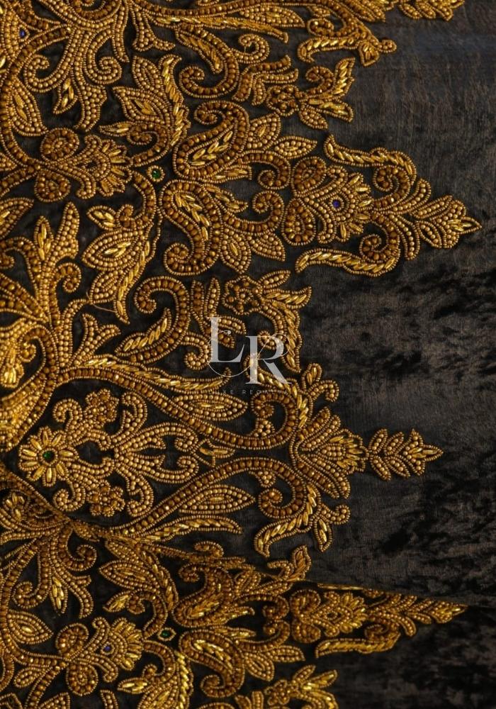 Designer Green & Navy Blue Lehenga Choli 006