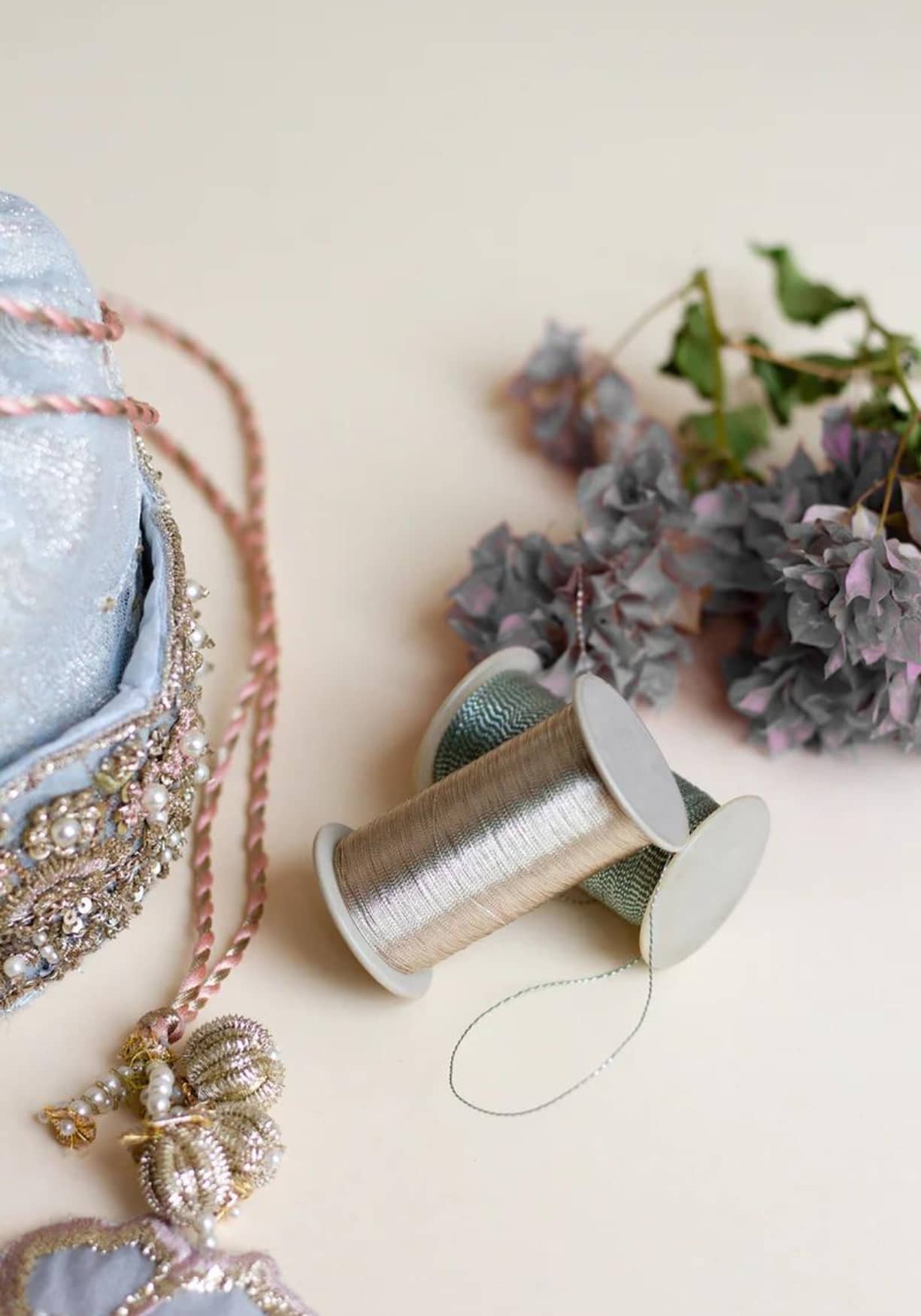 Serene Splendor Hand Embroidered Bridal Potli 002